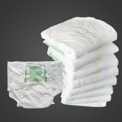 China Super Breathable Free Samples Adult Breathable Diaper Pants With PE Film for sale