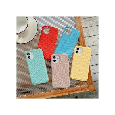 China 2022 Shockproof Cute Textured Solid Color Silicone Phone Case For iPhone 12/13 Case for sale