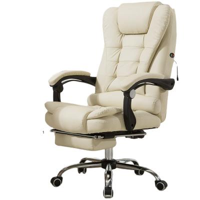 China (Size) Leather Luxury Fabric Adjustable Recumbent Massage Recliner Chair Modern Heavy Duty Office Chairs With Headrest for sale