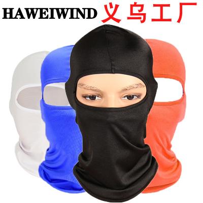 China Keep Warm Designer Outdoor Full Face Jacquard Logo One Black Hole Knit Custom Balaclava Ski Mask for sale