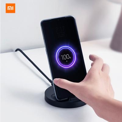 China Battery Xiaomi Standard 20W Fast Wireless Charger With Horizontal Qi Mount Compatible Multiple Instant Charging Safe Vertical For Smartphone for sale