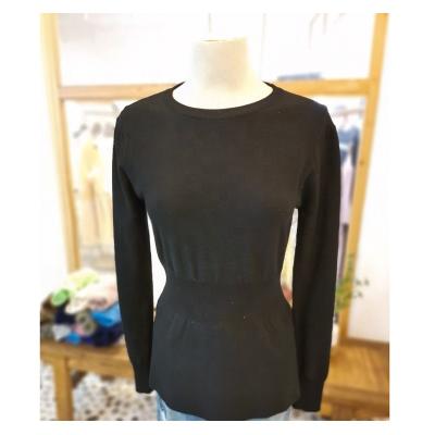 China Retro style commuter temperament breathable Korean thin waist light design mature sweater autumn and winter for sale