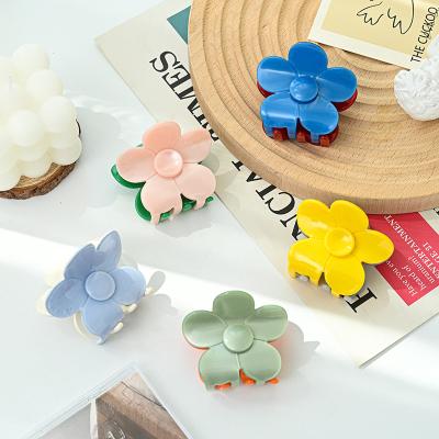 China Restraint To Decorate Cute Color Matching Hair Bridesmaid Hair Clip Acetic Acid Hair Clip For Women And Kids for sale