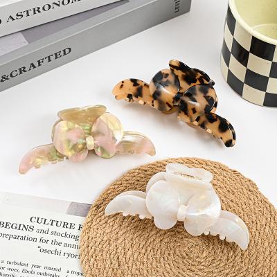 China Grab a clip to decorate your hair soft women's new temperament long hair acetic acid hair clip hair clip fashion for sale