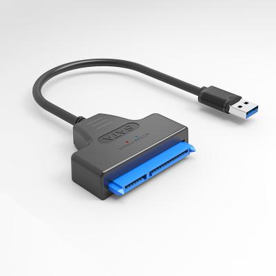 China High Speed ​​Black COMPUTER Shenzhen Data 2.5 Inch SSD HDD Hard Disk USB 3.0 Sata To Hard Drive Adapter USB 3.0 Sata Cable for sale