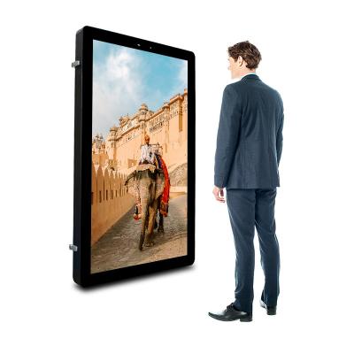 China 32 Inch Outdoor Wall Mount Waterproof Displays Advertising Outdoor Player Commercial Shows LCD Touch Screen Display Digital Signage for sale