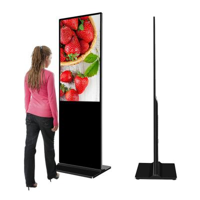 China Indoor 43 Inch Commercial Floor Stand Digital Signage Totem LCD Screen Advertising Video Display For Android Advertising/Win Monitor for sale