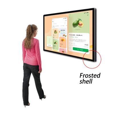 China 43 Inch Indoor Wall Mount Infrared Touch Screen China Manufacturer For Electronic LCD Touch Advertising Player Machine for sale