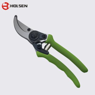 China Anti-Slip Garden Scissors Aluminum Handle HOLSEN Bypass Pruner for sale