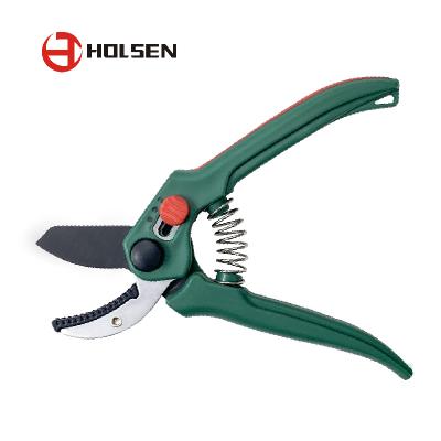 China HOLSEN Prune Shear Soft anti-skid handle gardening high quality pp and bypass Pruner from TPR for sale