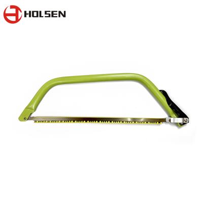 China HOLSEN ABS Wood Handle 65Mn Pruning Garden Steel Bow Saw for sale