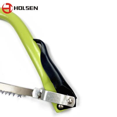 China HOLSEN ABS Wood Handle 65Mn Pruning Steel Bow Saw Garden Saws for sale