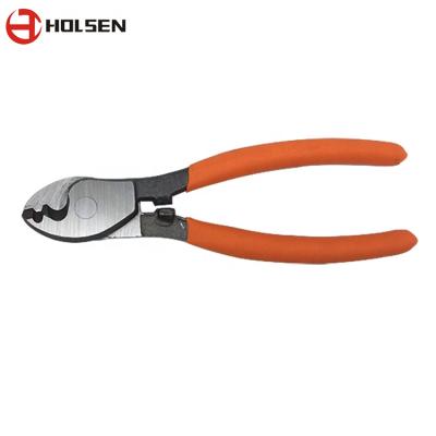 China HOLSEN Cutter Gently Plunged Handle Wire Cutter Pliers Manual Cable Cutter for sale