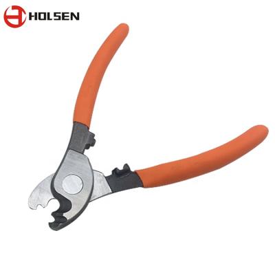 China HOLSEN Cutter Gently Dipped To Handle CRV Material Cable Wire Cutter for sale