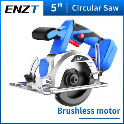 China Wood Saw 5 Inch Circular Saw Multifunctional Electric Cordless Cutting 800w Circular Saw 20V Lithium Battery Brushless Power Tools for sale