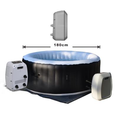 China New Technology PVC Mesh Environmental PVC (Nylon) Massage Bathtub Wholesale Inflatable Spa Replacement Half Pump for sale