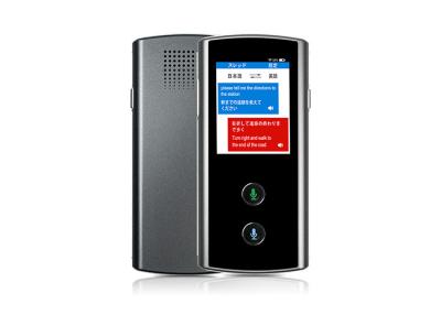 China All Black Smart Voice Language Translator For Business Meeting / Learning for sale