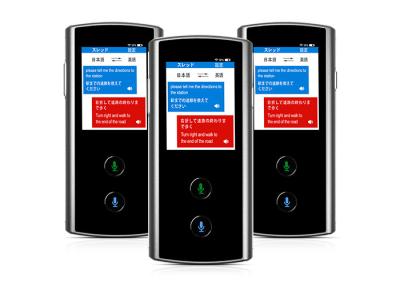 China WiFi Instant Voice Translator Device 2.4 Inch IPS Capacitive Touch Screen for sale