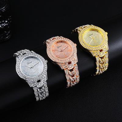 China 2019 Day/Date Release Bling Trendy Iced Out Micro Pave Cubic Zircon Watches For Men's Jewelry for sale