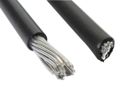 China Aerial Bundle Conductor Aluminum Service Wire Pvc Insulated Aluminium Wire And Cable for sale