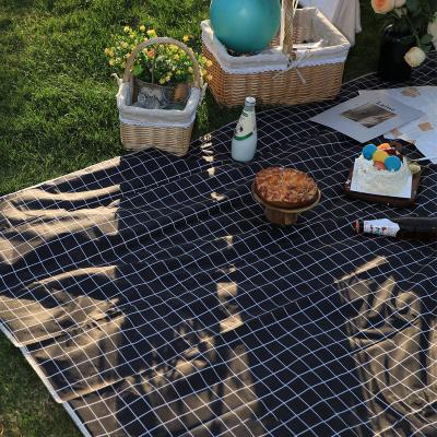 China Modern Custom Outdoor Camping Canvas Tarp Picnic Mat for sale