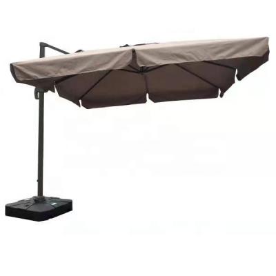 China Modern Outdoor Aluminum Courtyard Garden Parasol , Large Square Paris Umbrella for sale