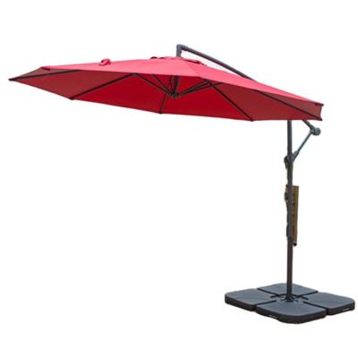 China Modern universal cantilever barbecue sun umbrella with wat tank for sale