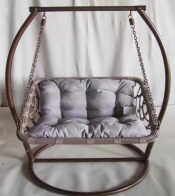 China Modern Hanging Indoor Double Swing Egg Pod Chair for sale