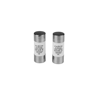 China LOW VOLTAGE Rated Current Size 80A 22X58MM Rated Voltage: 500VAC Cylindrical Contact Cap Fuse Link for sale