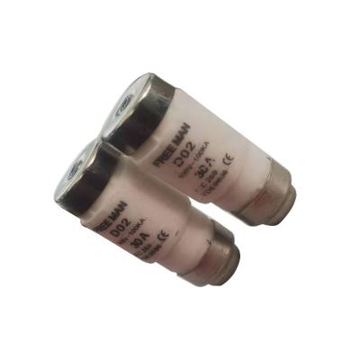 China NEZD D02 Rated Current 35A Fuse Rated Voltages AC / 250 V 400 V DC Protect Electricity Safety D02 for sale