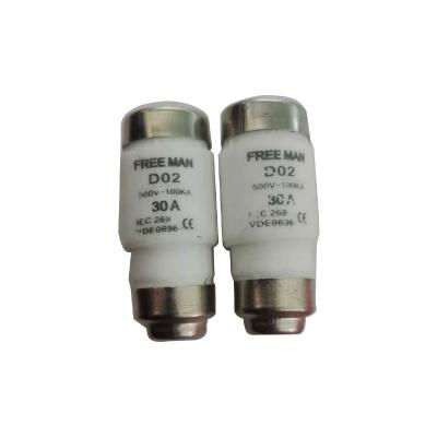 China higher cost performance NEZD fuse rated current 10A D01 rated voltages AC/250 V DC D01 400 V for sale