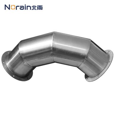 China One Body Stamping Seamless Welded 304 Stainless Steel Elbow Stamping Elbow Reducing Tee Pipe Fittings for sale