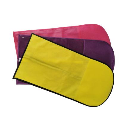 China Low Moq Recyclable Plastic Hair Bags Packaging Customized Hanger Wig Hair Storage Dustproof Bags for sale