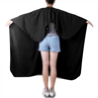 China Logo Print Barber Hairdresser Apron Waterproof Customized Salon Cape Hairdressing Capes for sale