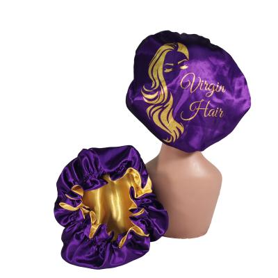 China 2020 Hot Sale Custom Logo Double Layer Satin Head Cowl Eco-friendly for sale