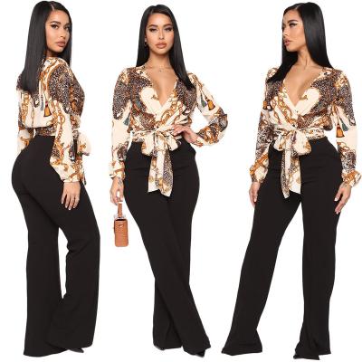 China High Quality Sexy Viable Bow Tie Long Sleeve Fashion Plus Size Plus Size Women Short Top Apparel for sale