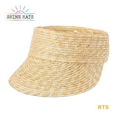 China OEM Character Shinehats Hat Pour Wheat Viajar Safari Straw Hat Top Brim 10cm Sombrero De Copa Empty Female Head 57cm for sale