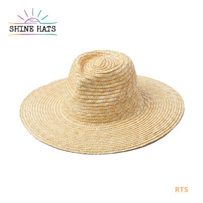 China 2022 Character Shine Hats Vintage Straw Hats Adjustable Summer Beach Straw Hats Adjustable Summer Beach Sun Visor Wheat 9-10cm Thin Sombreros For Women for sale