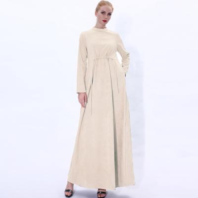 China Dubai Abaya Dresses Long Khimar Amira Abaya Women Ethnic Clothing S-2XL Plus Size Plain Hot Muslim Clothing for sale