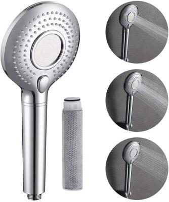 China Without Chrome ABS Slide Bar Sliver Filter Handheld Shower Head Convenient New Dish Design for sale