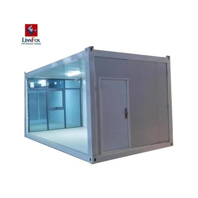 China Modern Professional Prefab Custom Container House Flat Flat Pack Container House 20ft 40ft Modular House for sale
