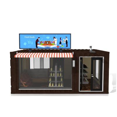 China Modern Container Grocery Shop cafe home Coffee Shop Restaurant prefabricated house kiosk Movable House for sale