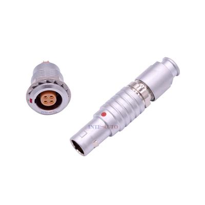 China Power/RF/Microwave CE ROHS TUV cetificed FGG 0B Circular Push Pull Connector M7 M9 M12 M15 M18 B series IP50 2 to 30 pins metal latching connector for sale