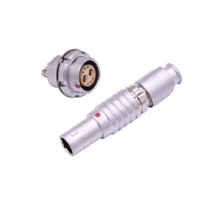 China Medical Cosmetic Appliance 3B Series Hybrid Connector 6 Low Voltage Mixed Male Female Push Pull Connectors FGG/EEG/EGG.3B.846 50 Ohm Contact Compatible for sale