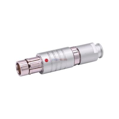 China S104A040-80+ Microwave Circular Connector, Lockable, 104 Series Core, Cable Mount Plug, 3 Contact, Solder Pin, Push Pull for sale