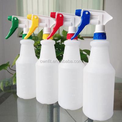 China 500ML Eco-friendly Wholesale Plastic Water Trigger Spray Bottle For Cleaning for sale