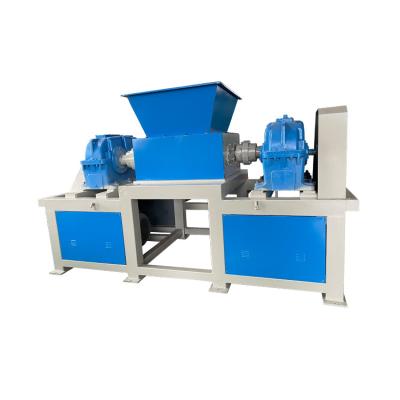 China Recycled Industry Metal Industrial Double Shaft Shredder Plastic Sheet Plastic Shredder Machine for sale