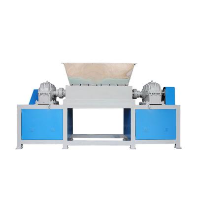 China Industry Recycled Plastic Waste Shredder Twin Shaft Shredder Machine Carton Tire Shredder Recycling Machine for sale