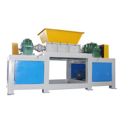 China Recycled Industry High Production Capacity Old Heavy Duty Metal Scrap Tire Two Axles Plastic Shredder Machine for sale