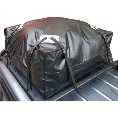 China 500DPVC Tarpaulin Car Carrier Roof Top Bag Waterproof Luggage Roof Top Cargo Carrier Bag For All Vehicle for sale